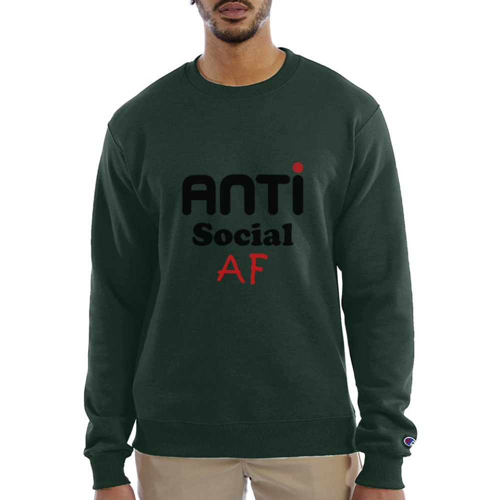 Antisocial Champion Crew Neck - Dark Green