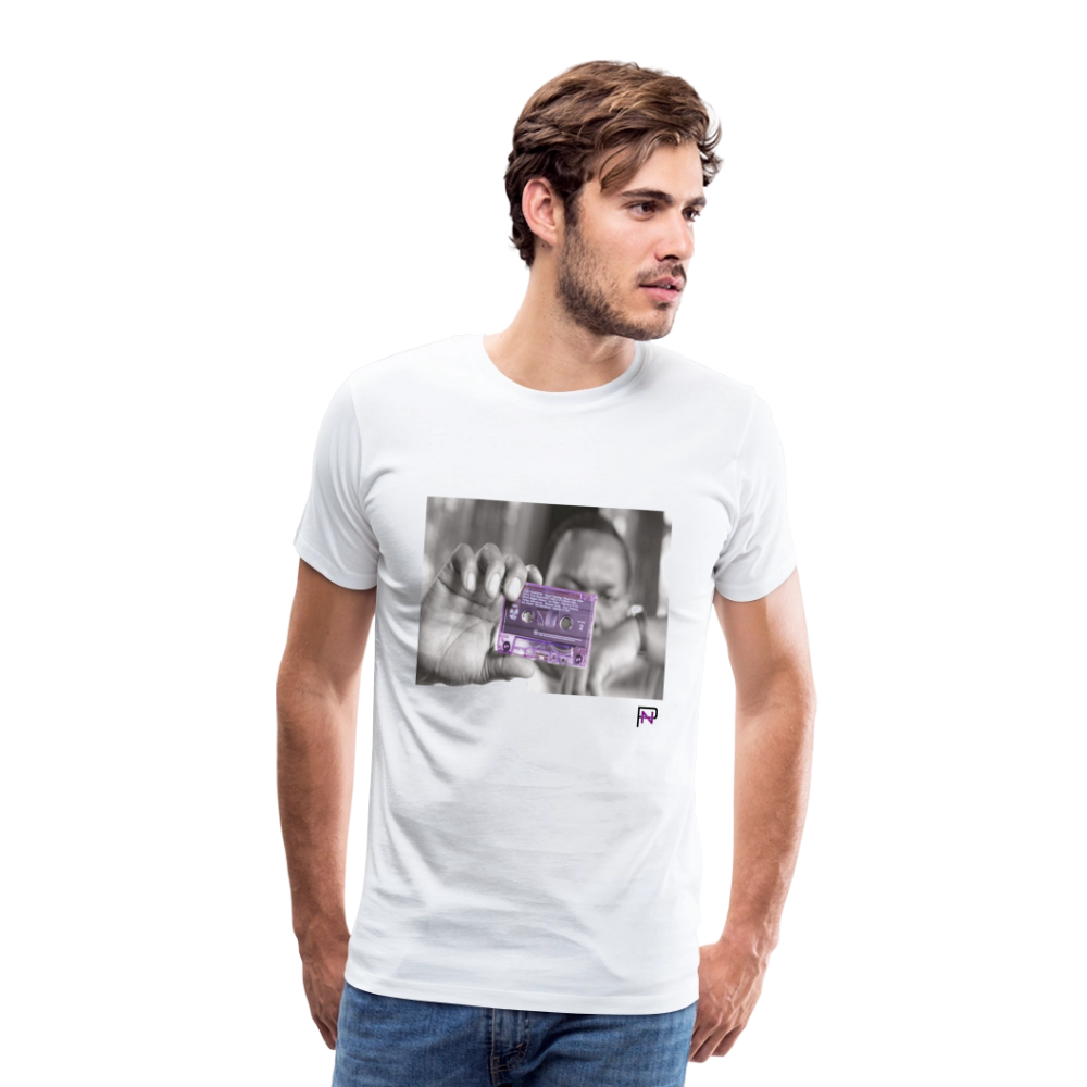 NothinMerch Purple Tape T - white