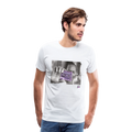 NothinMerch Purple Tape T - white