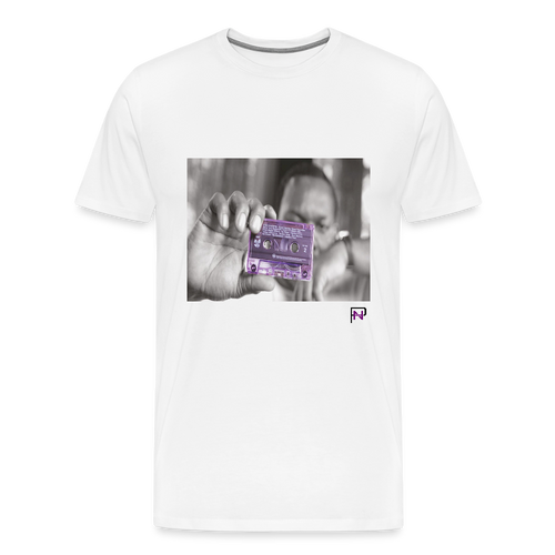 NothinMerch Purple Tape T - white