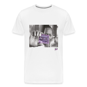 NothinMerch Purple Tape T - white