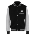 Nothinpodcast Heavyweight Letterman Jacket - black/heather grey