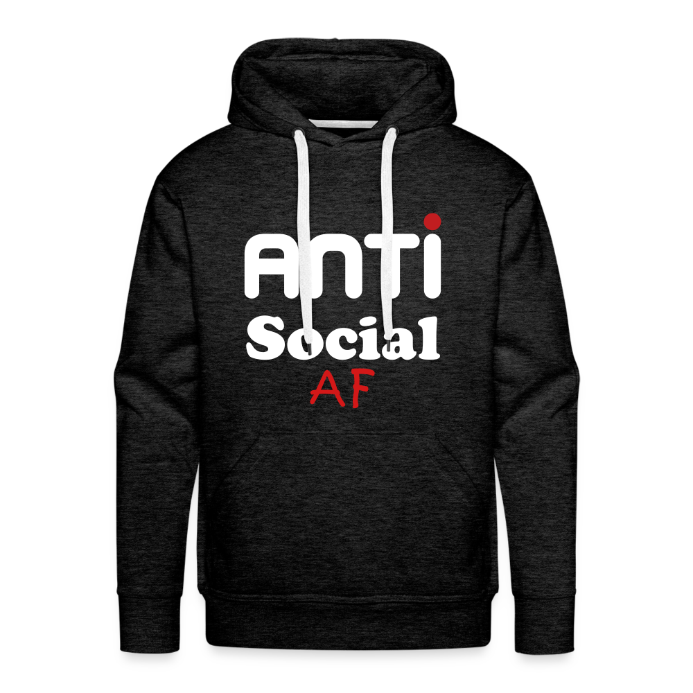 Anti Social Premium Unisex hoody - charcoal grey