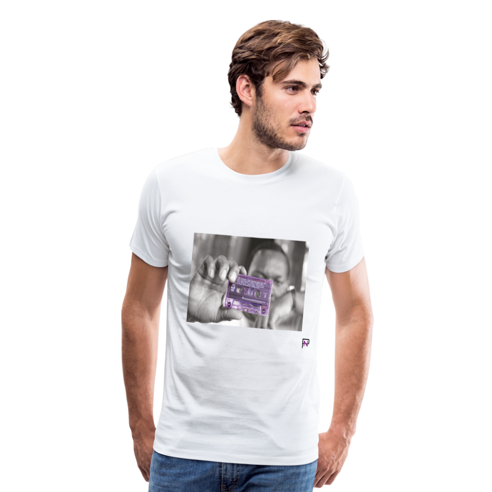 The Chef Purple Tape Men's Premium T-Shirt - white