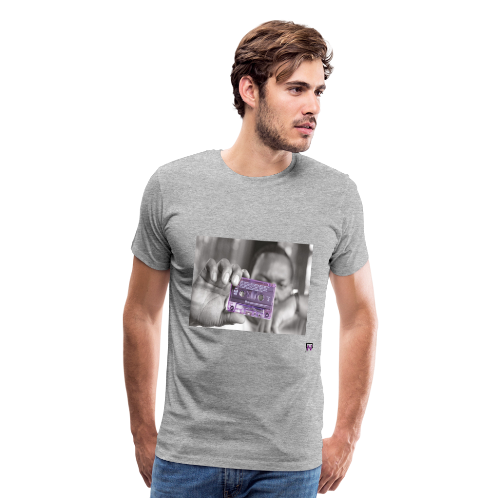 The Chef Purple Tape Men's Premium T-Shirt - heather gray