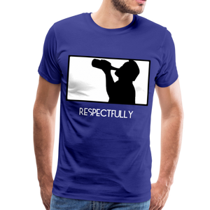 Nothinpodcast Respectfully graphic T - royal blue