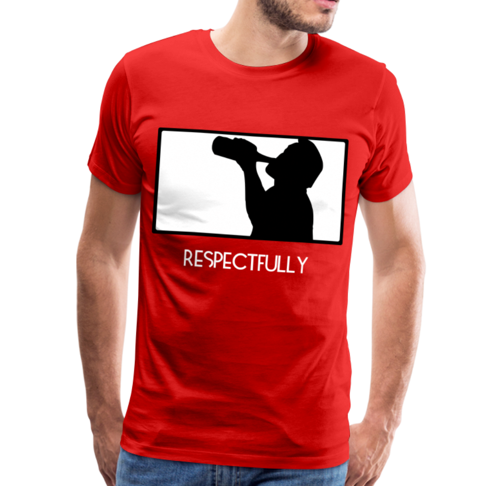 Nothinpodcast Respectfully graphic T - red