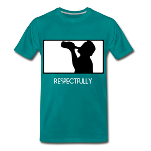 Nothinpodcast Respectfully graphic T - teal
