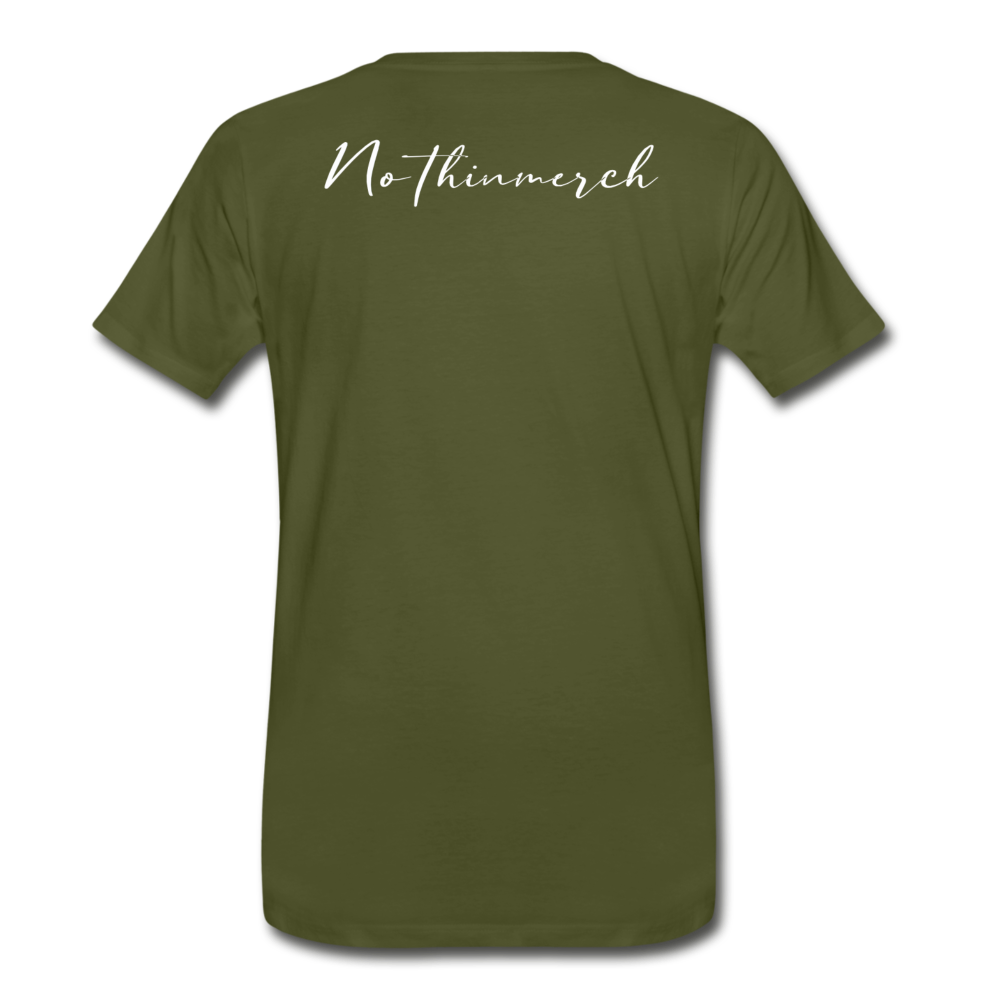 Nothinpodcast Respectfully graphic T - olive green