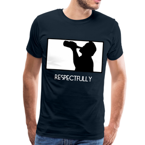 Nothinpodcast Respectfully graphic T - deep navy