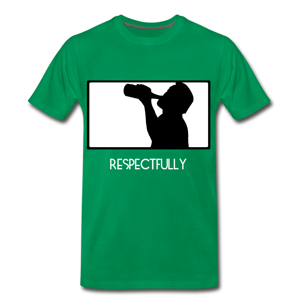 Nothinpodcast Respectfully graphic T - kelly green