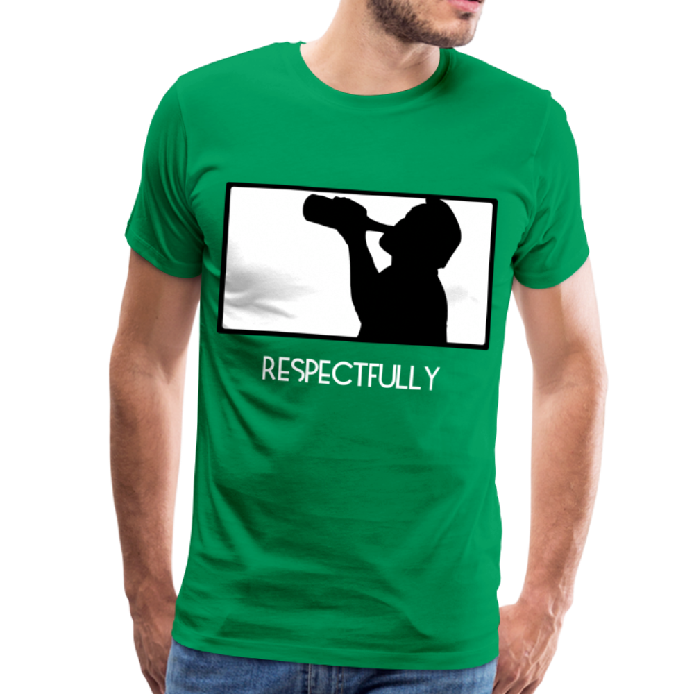 Nothinpodcast Respectfully graphic T - kelly green